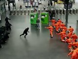 Surprise flash mob